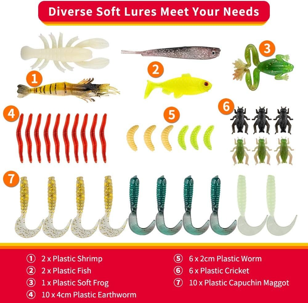 78Pcs Fishing Lures Kit for Ba - Fishing Lure Spoon incelemesi ve fiyatı