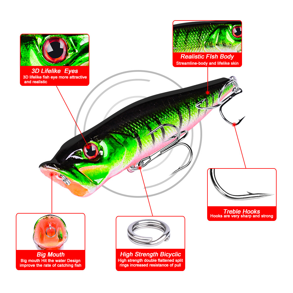 Hot Selling Popper Lure Topwat - Fishing Lure Popper incelemesi ve fiyatı