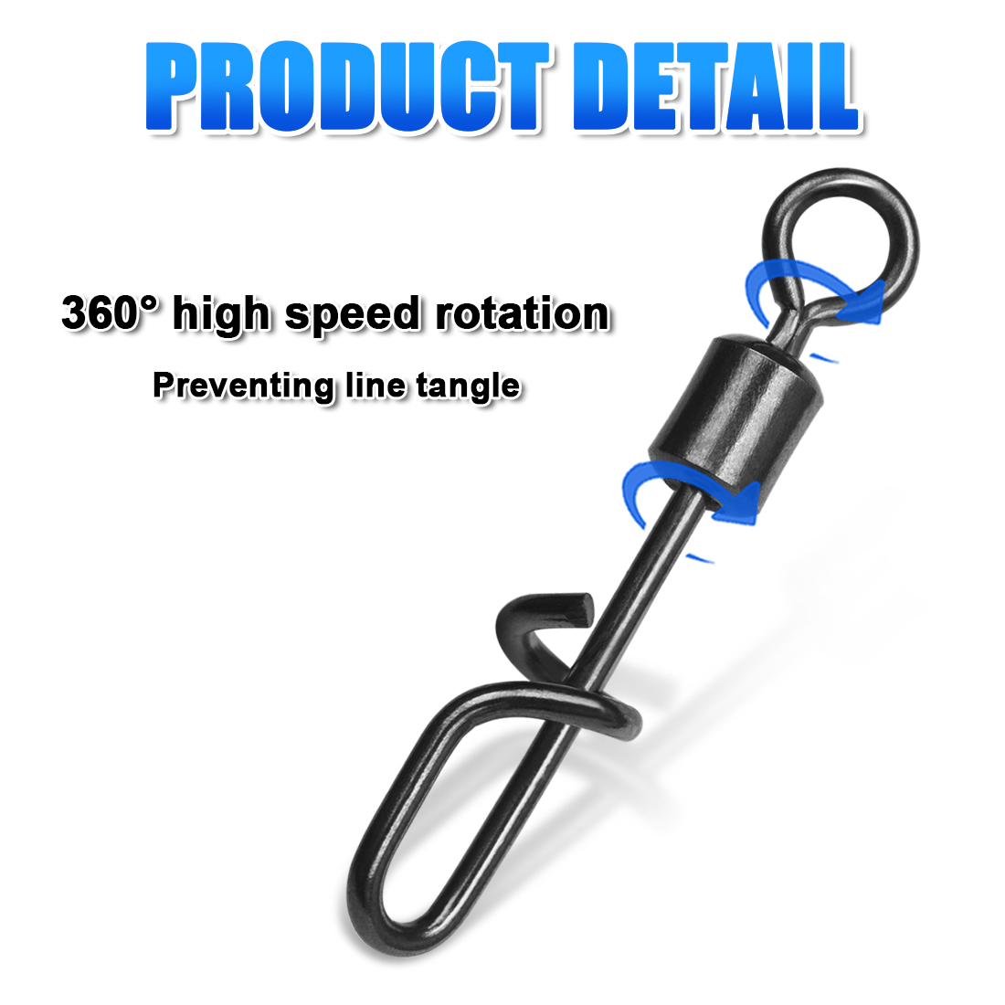 FishTrip Fishing Swivel Snap T - Fishing Lure Accessories incelemesi ve fiyatı