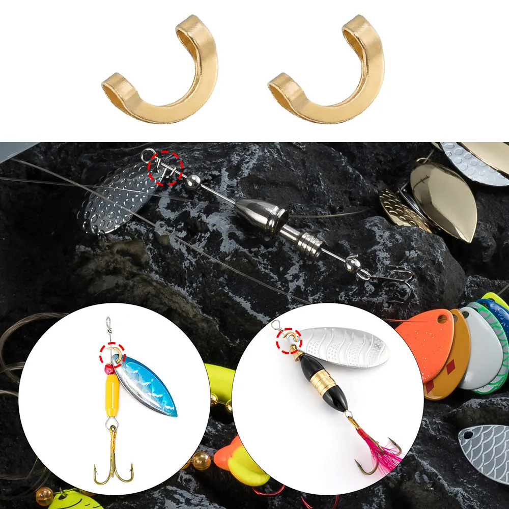 100pcs Fishing U Shaped Fixed  - Fishing Lure Spinner incelemesi ve fiyatı